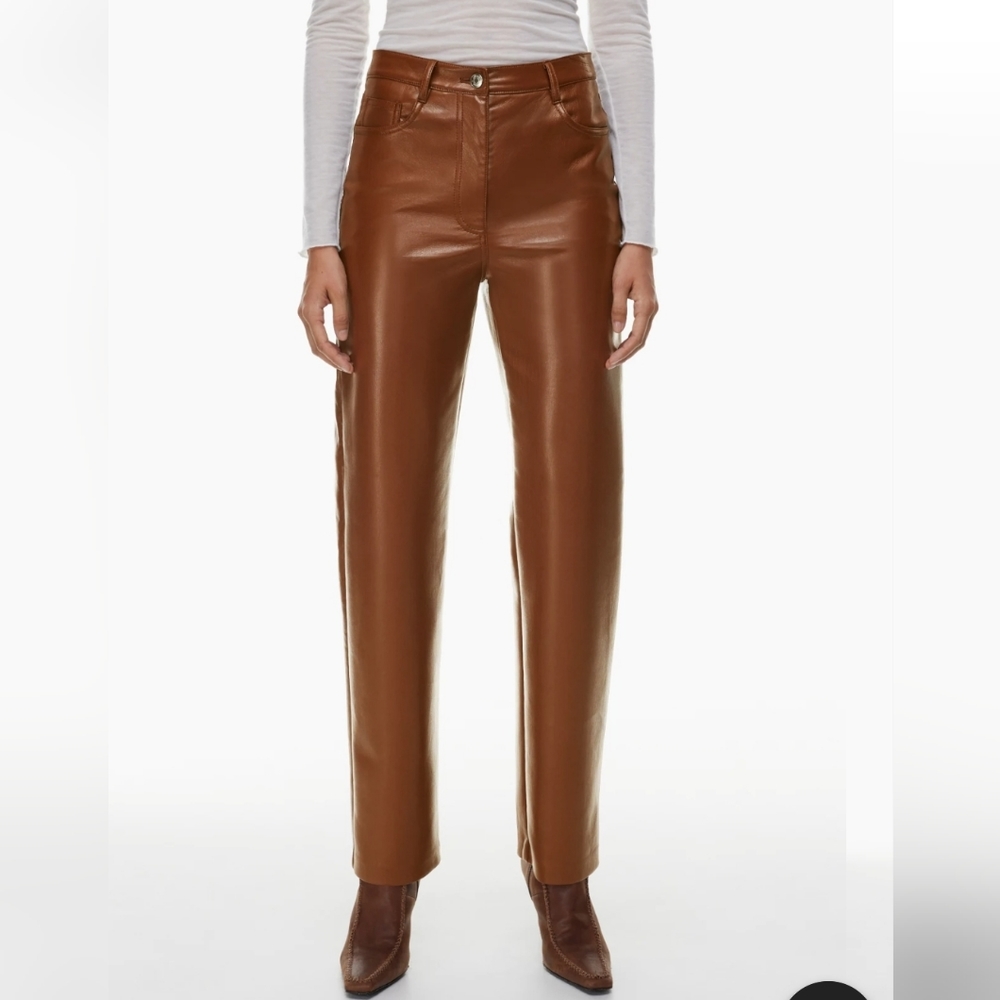 Aritzia Wilfred Melina Vegan Leather Pants